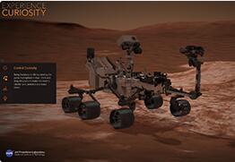 3D模拟好奇号火星探测器|Experience Curiosity
