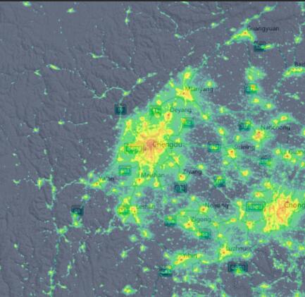 光污染地图