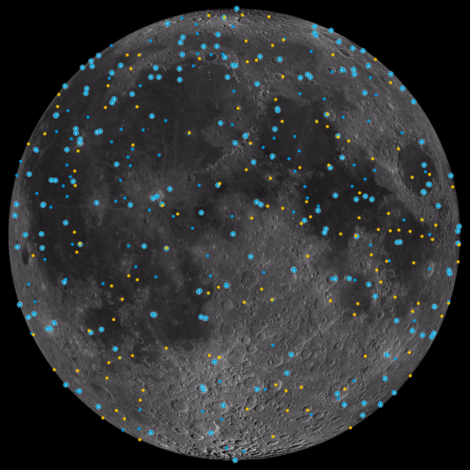 嫦娥7米全球最高分辨率月球全图在新版万维望远镜上线！